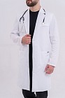 Комплект: халат чоловічий Київ + штани медичні чоловічі Бостон + медична футболка чоловіча №2 4