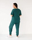 Медицинский костюм женский Аризона зеленый +SIZE (уценка/брак) 2