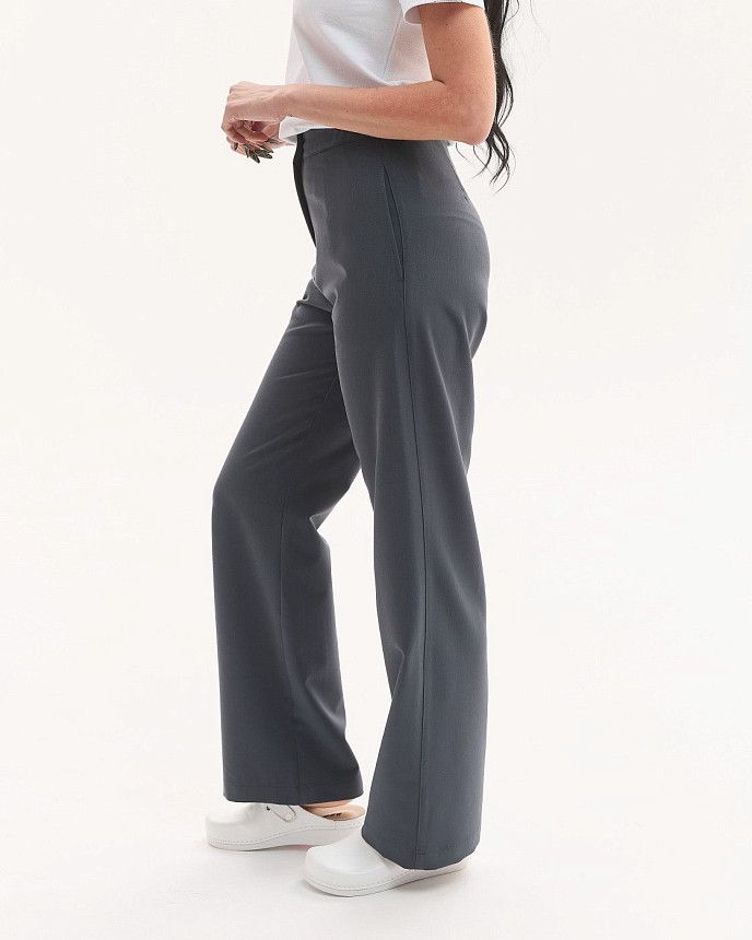 Медицинские брюки женские Саванна темно-серые 3