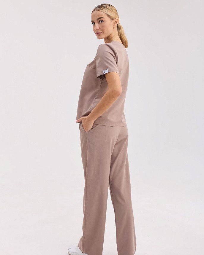Медицинский костюм женский Саванна мокко 2
