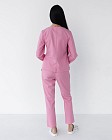 Медицинский костюм женский Жаклин розовый (Вискоза «Элит») 2