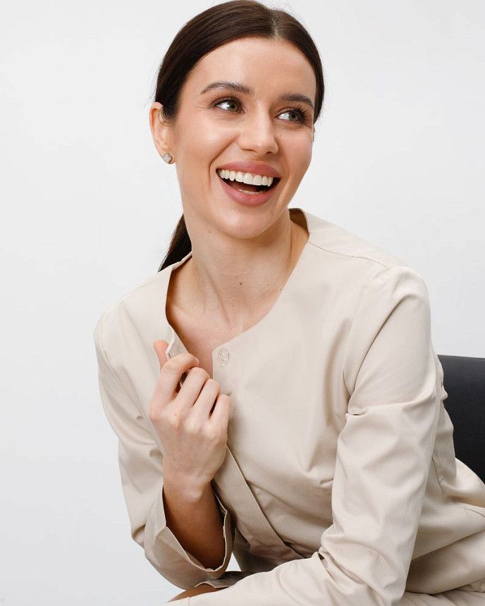 Медицинский халат женский Жаклин кремовый (уценка/брак) 3