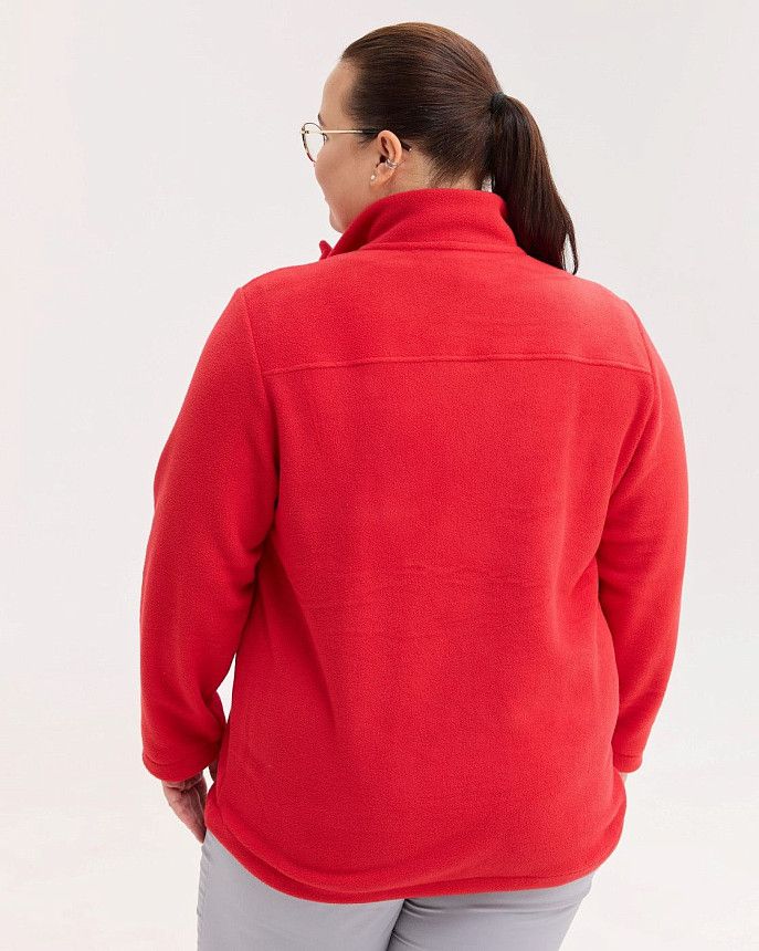 Медицинская кофта женская флисовая Финляндия красная +SIZE 4 Белый халат Медицинская кофта женская флисовая Финляндия красная +SIZE 4