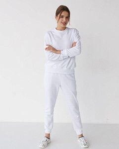 Медичний костюм жіночий Монреаль білий (уцінка/брак)