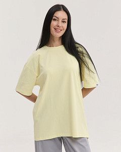 Медицинская футболка унисекс желтая