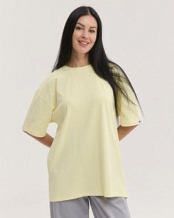 Медицинская футболка унисекс желтая