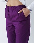 Медичні жіночі брюки Наомі (Cotton Elite) фіолетові 3