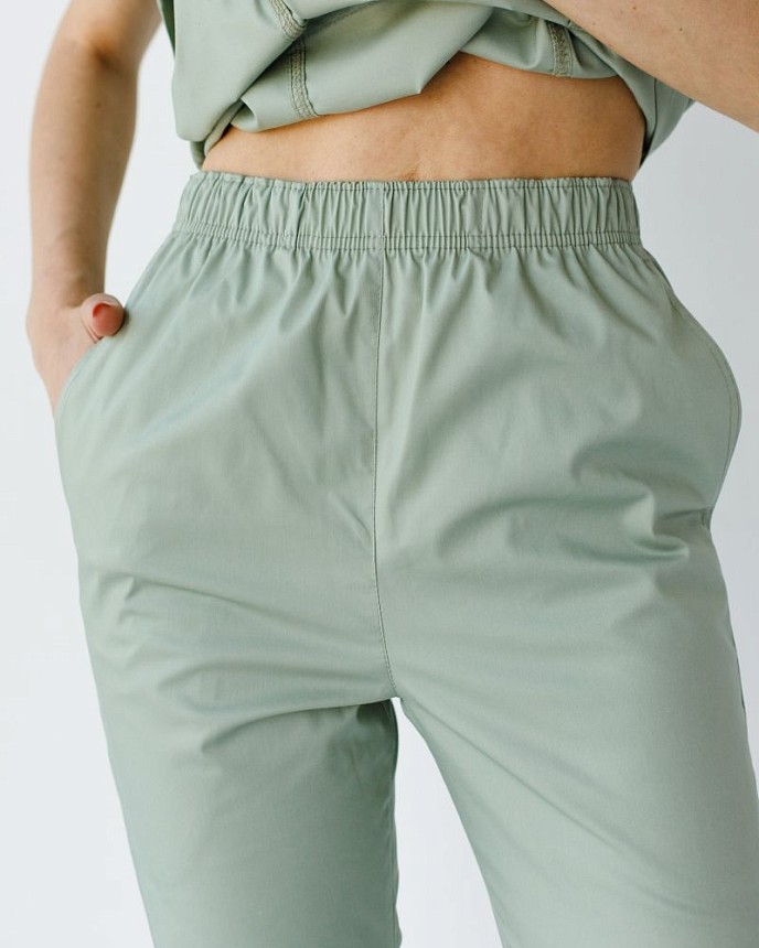 Медичний костюм жіночий Топаз фісташковий NEW +SIZE (уцінка/брак) 6