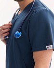 Медицинский костюм мужской Портленд синий 5