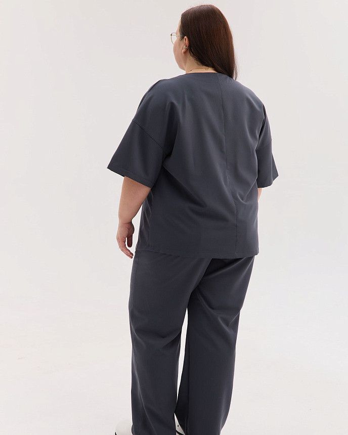 Медичний костюм жіночий Чикаго темно-сірий +SIZE 4