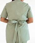 Медицинская рубашка женская Киото фисташковая +SIZE 2