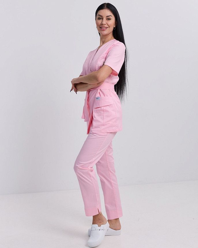 Медичний костюм жіночий Кіото світло-рожевий 2