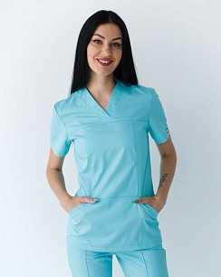 Медична сорочка жіноча Топаз ментол