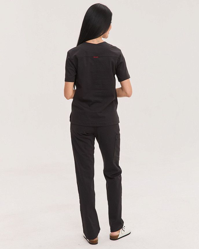 Медичний костюм жіночий Бристоль чорний 3