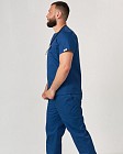 Медицинский костюм мужской Техас синий 8