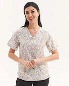 Медицинская рубашка женская Аризона принт CatDog