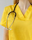 Медицинский костюм женский Топаз желтый (уценка/брак) 3