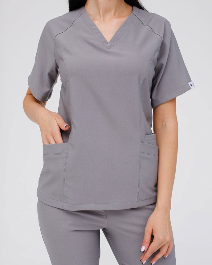 Медицинский женский костюм Аризона серый 4