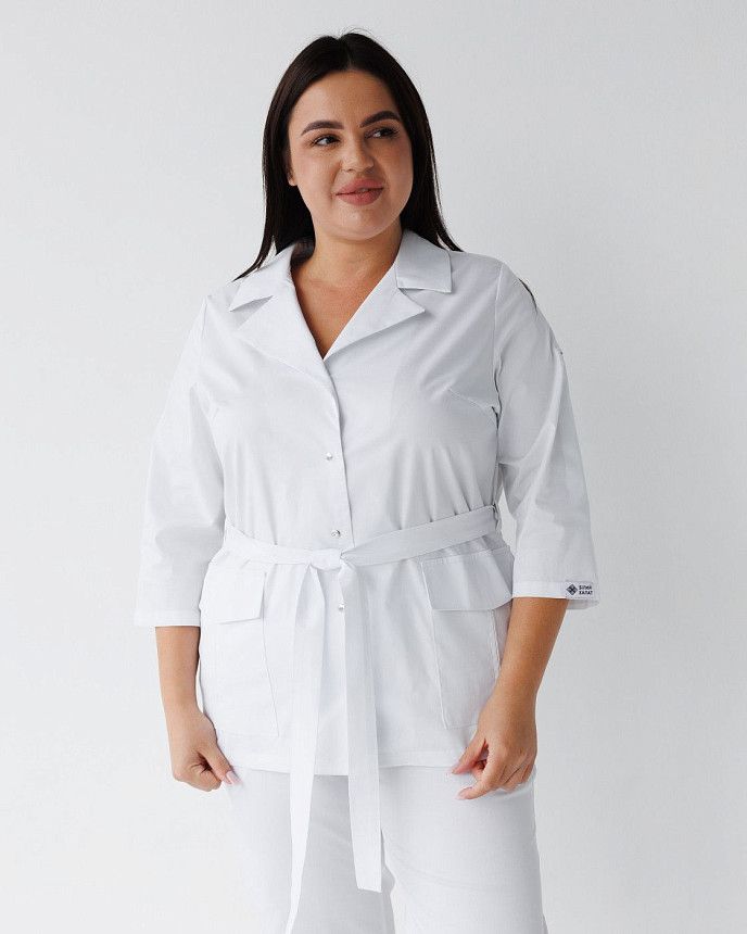 Медичний костюм жіночий Кейптаун білий (уцінка/брак) 3