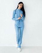 Медичний костюм жіночий Монтана блакитний (уцінка/брак)