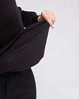 Медицинский утепленный женский свитшот Онтарио черный 5