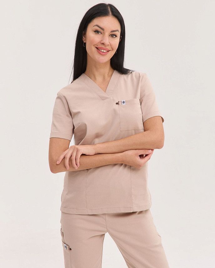 Медичний костюм жіночий Бристоль пісочний 5