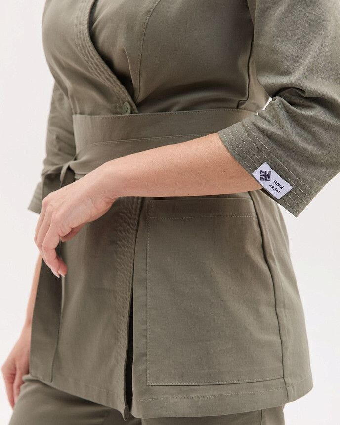 Медицинский костюм женский Сеул оливковый 6