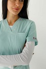 Комплект: костюм медичний жіночий Марсель + лонгслів медичний жіночий #5 7