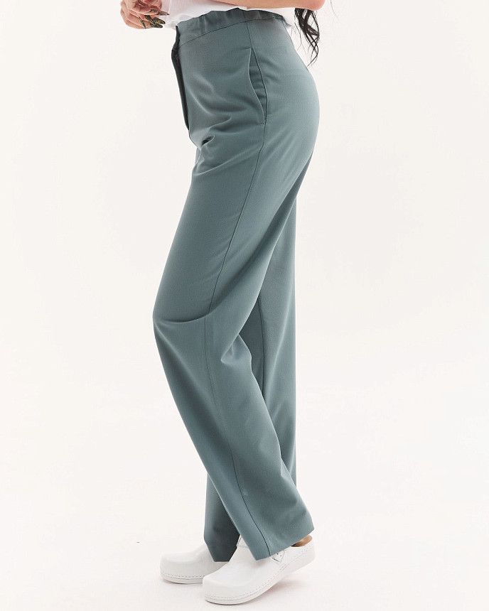 Медицинские брюки женские Саванна нефритовые 3