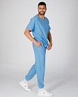 Медицинский костюм мужской Аризона голубой 2