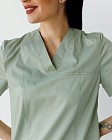 Медичний костюм жіночий Топаз фісташковий NEW +SIZE (уцінка/брак) 4