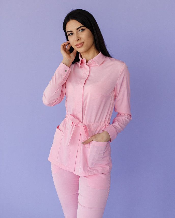 Медицинский костюм женский Монтана розовый (уценка/брак) 2