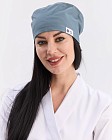 Медична класична шапочка на зав'язках нефритова (Elitе Stretch) 2