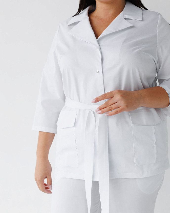 Медичний костюм жіночий Кейптаун білий (уцінка/брак) 4