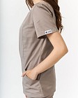 Медична сорочка жіноча Топаз мокко 4