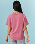 Медицинская футболка-реглан женская розово-лиловая 2