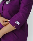 Медичний халат жіночий Валері фіолетовий +SIZE 6