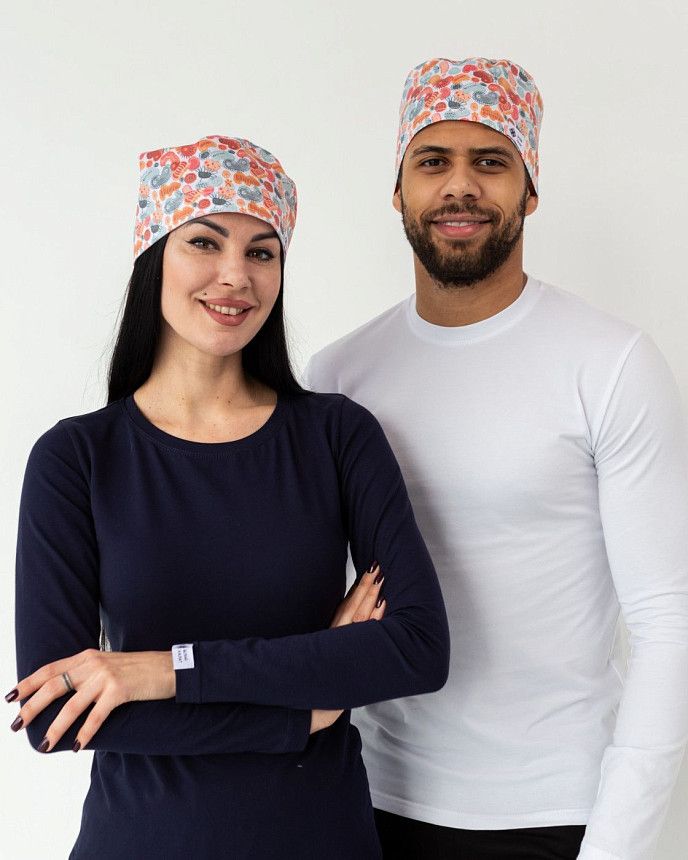 Медична шапочка з принтом Organic 3