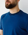 Медична базова футболка чоловіча синя 4