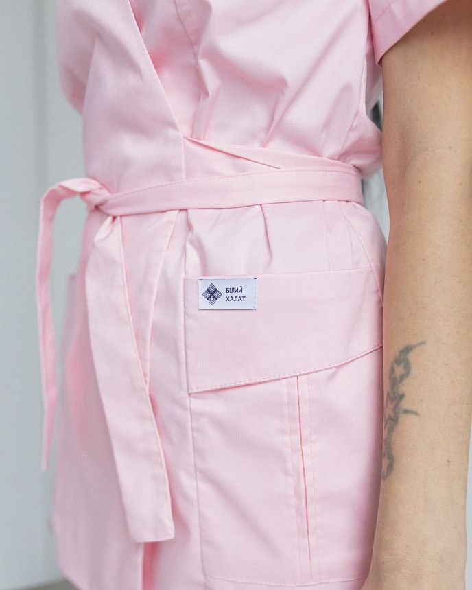 Медичний костюм жіночий Кіото світло-рожевий 5