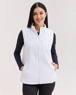 Медицинская жилетка женская флисовая Говерла белая