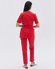 Медичний костюм жіночий Кіото червоний 2