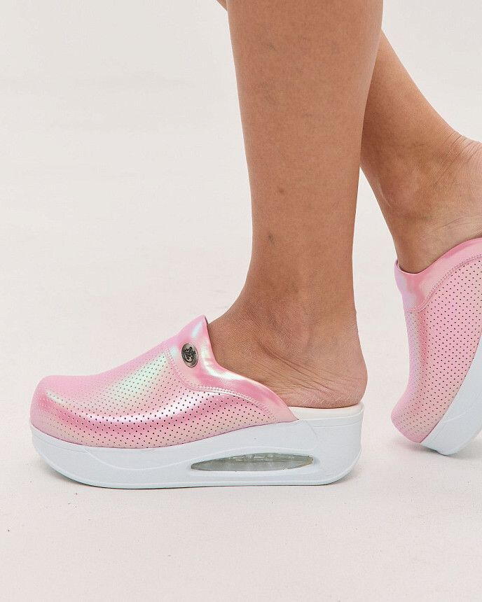 Взуття медичне жіноче сабо Pearly Rose з підошвою AirMax 3