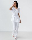 Медичний костюм жіночий Наомі білий 8