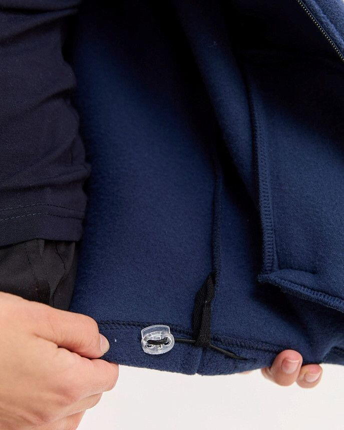 Медична кофта жіноча флісова Фінляндія синя 5 Білий Халат Медична кофта жіноча флісова Фінляндія синя 5