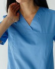 Медична сорочка жіноча Топаз блакитна 4