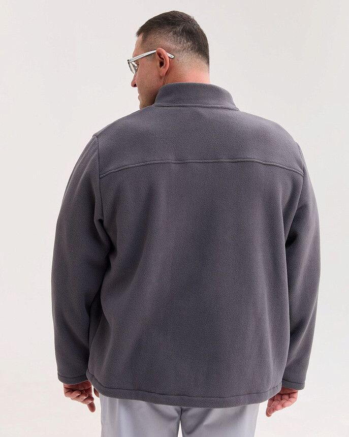 Медична кофта чоловіча флісова Фінляндія темно-сіра +SIZE 3