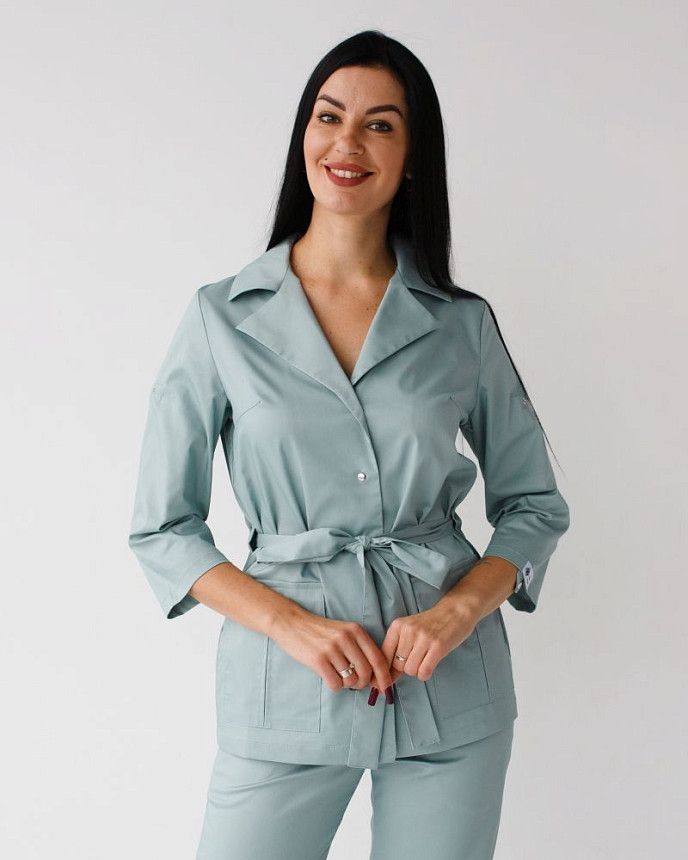 Медицинский костюм женский Кейптаун светло-мятный (уценка/брак) 2