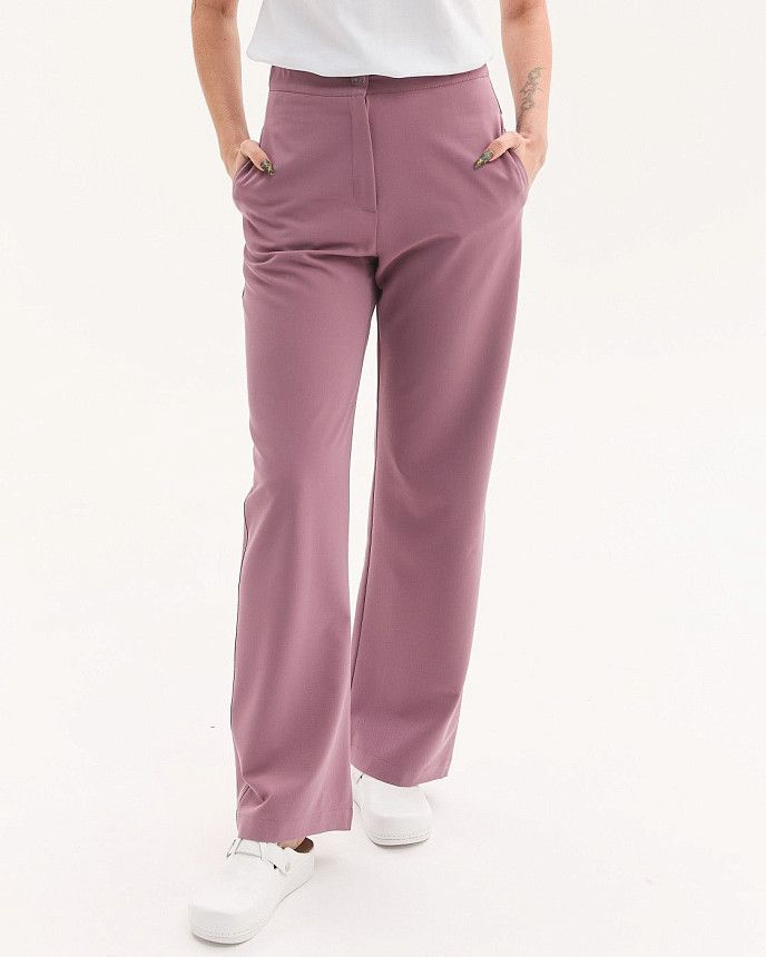 Медичні штани жіночі Саванна темно-лілові