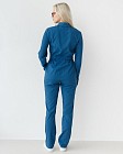 Медицинский костюм женский Монтана синий 2